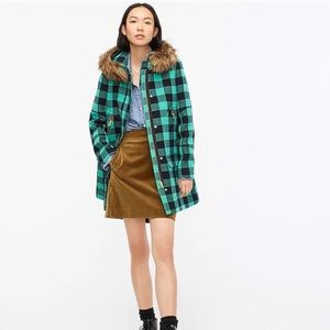 NWT J. Crew Coat 💚🖤 Size 2